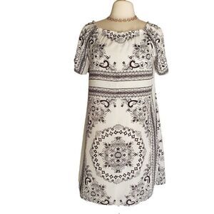 Women's Dress Medium Short Sleeve Casual Chic Geometric Cottagecore